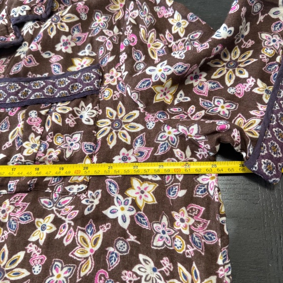 Sundance Abstract Gardens Pajamas Top Size XL - Picture 4 of 7